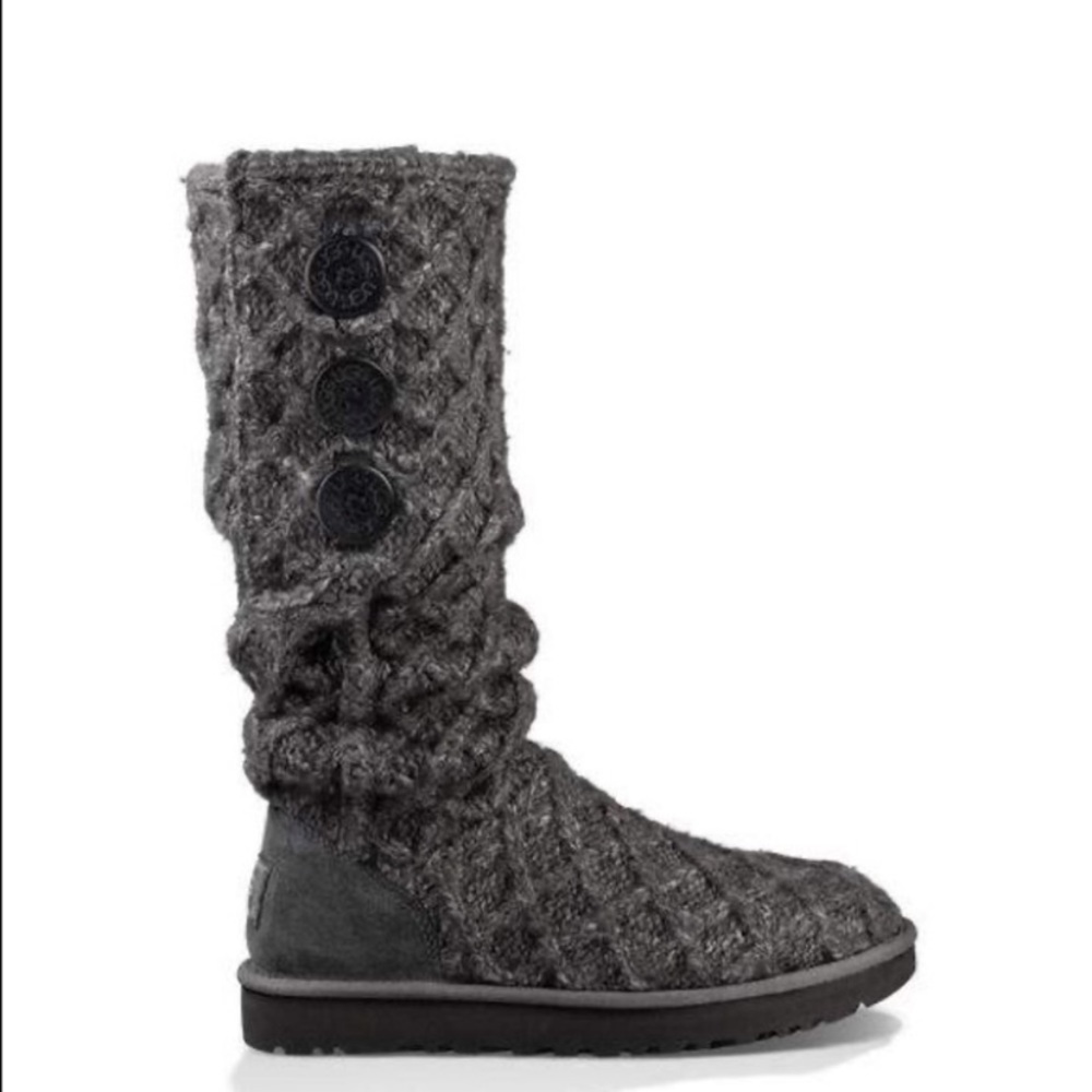 Ugg Shoes | Ugg Lattice Cardy Boot | Color: Gray | Size: 7